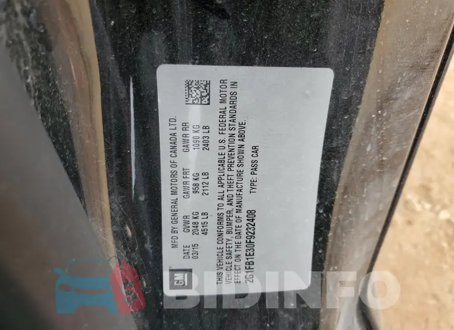 2G1FB1E30F9232408 Photo# 12