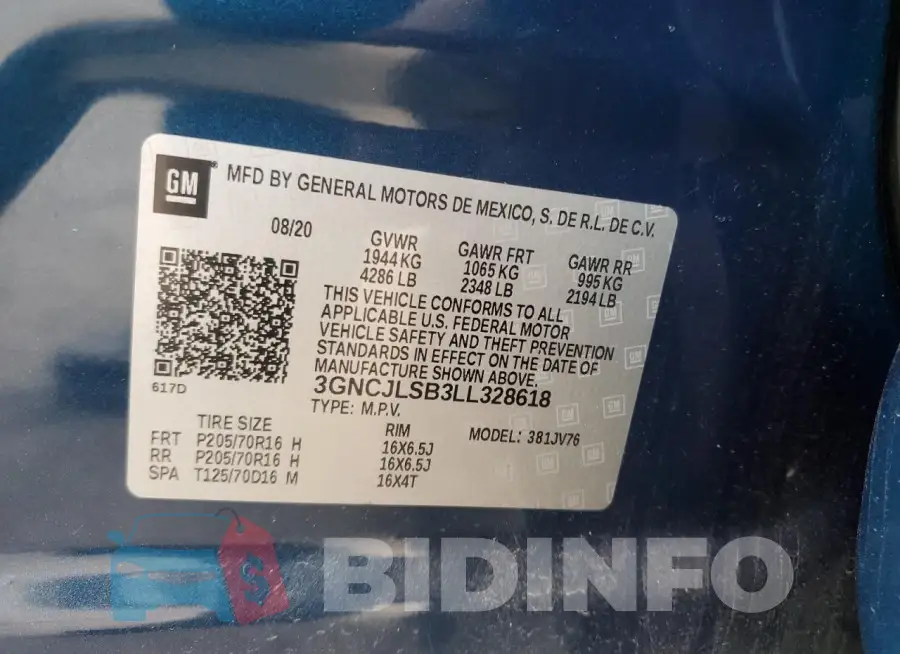 3GNCJLSB3LL328618 Photo# 13