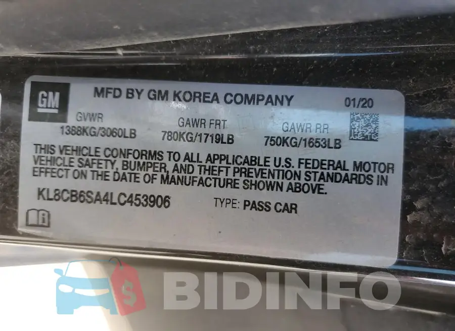 KL8CB6SA4LC453906 Photo# 12