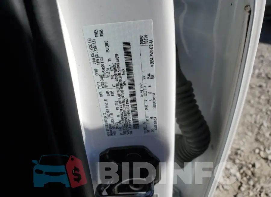 1FTEW1EP1HFB74961 Photo# 13