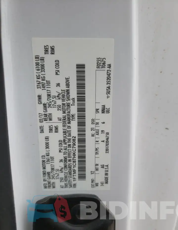 1FTMF1C87HKC79082 Photo# 12