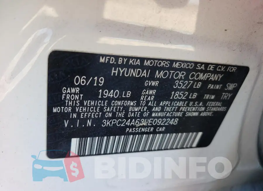 3KPC24A63LE092248 Photo# 12