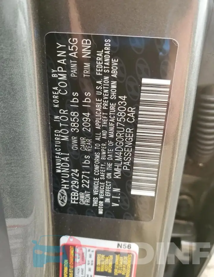 KMHLM4DG0RU758034 Photo# 12