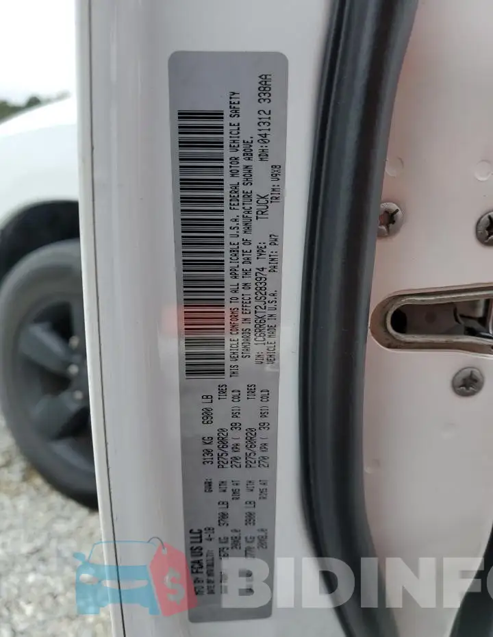 1C6RR6KT2JS283974 Photo# 12