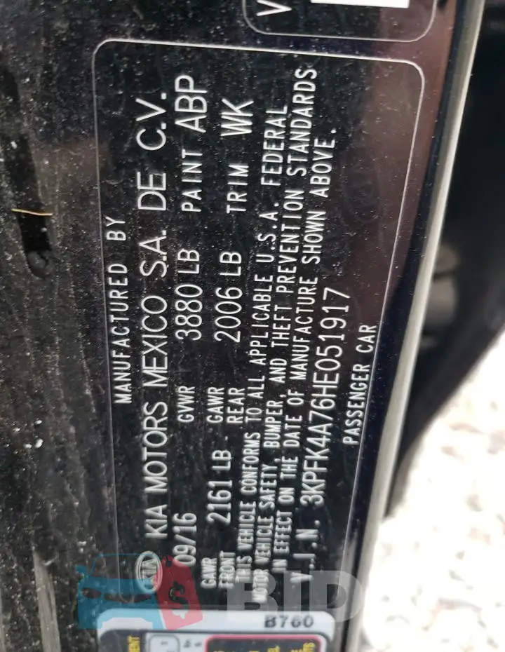 3KPFK4A76HE051917 Photo# 13