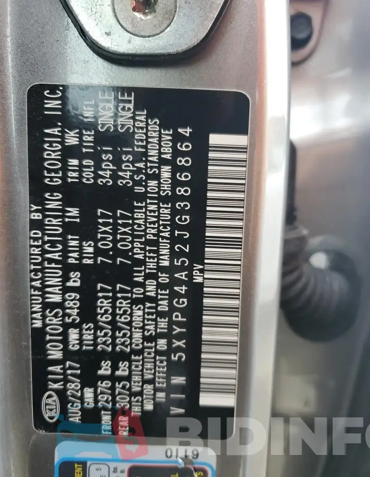 5XYPG4A52JG386864 Photo# 14