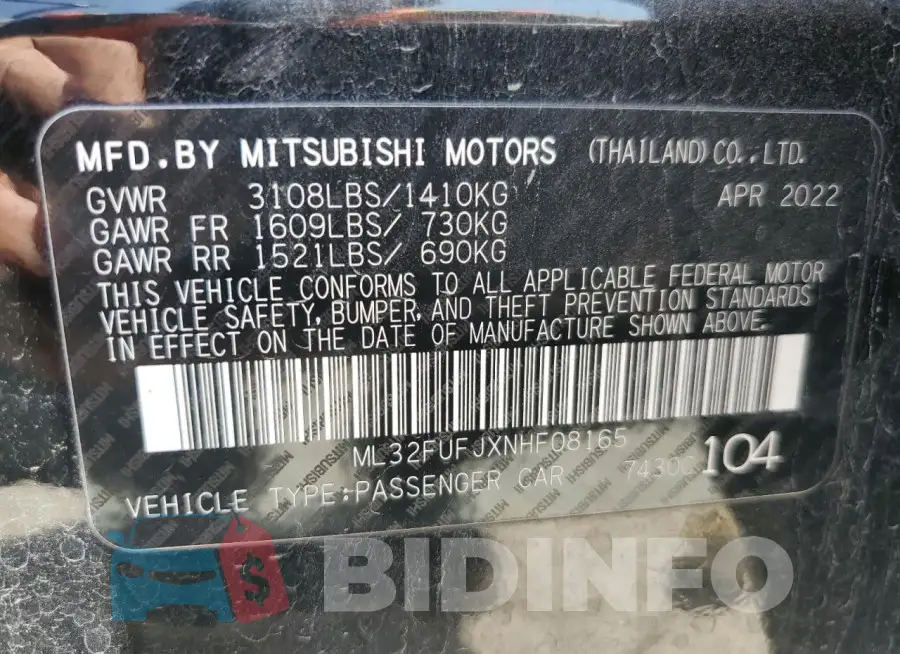 ML32FUFJXNHF08165 Photo# 12