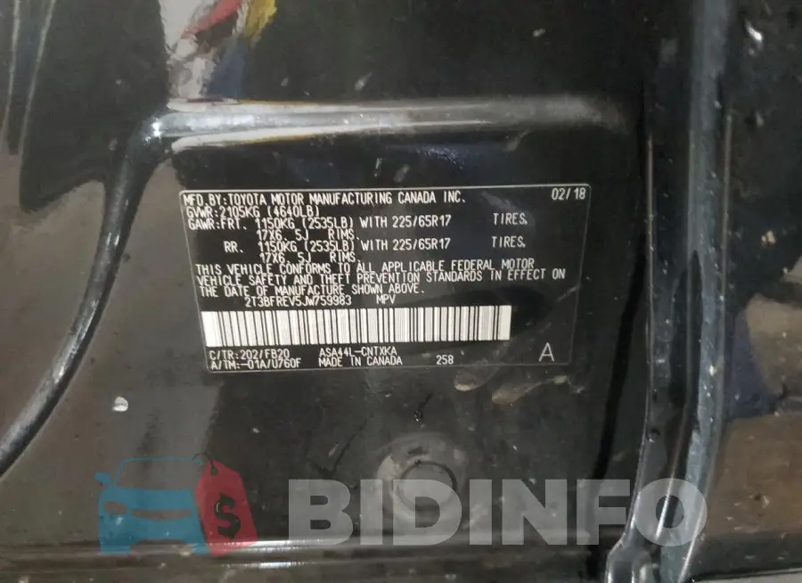 2T3BFREV5JW759983 Photo# 14