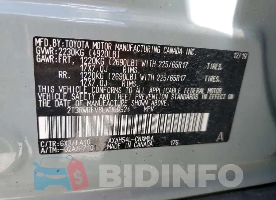 2T3RWRFV8LW066924 Photo# 14