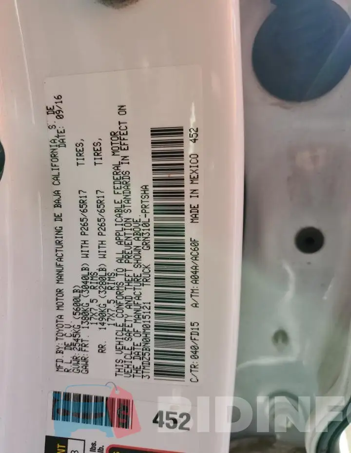 3TMDZ5BN0HM015121 Photo# 12