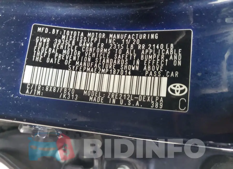 5YFEPMAE2MP187014 Photo# 12