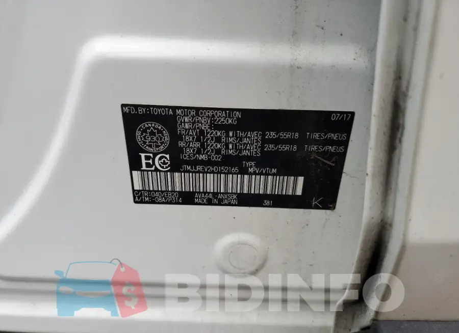 JTMJJREV2HD152165 Photo# 13