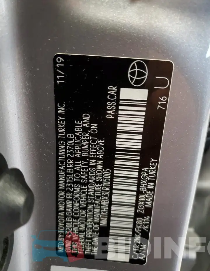 NMTKHMBX3LR105005 Photo# 13