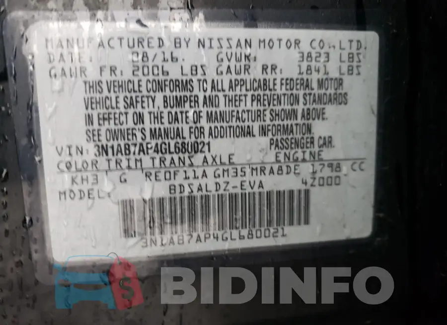 3N1AB7AP4GL680021 Photo# 13