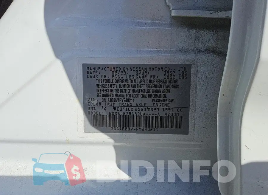 3N1AB8BV4PY240211 Photo# 12