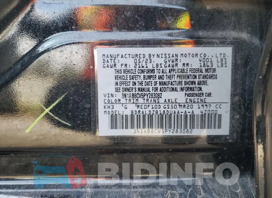 3N1AB8CV5PY283082 Photo# 13