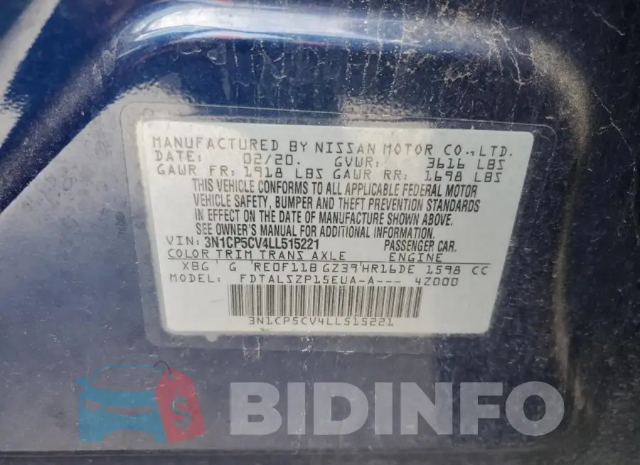 3N1CP5CV4LL515221 Photo# 12