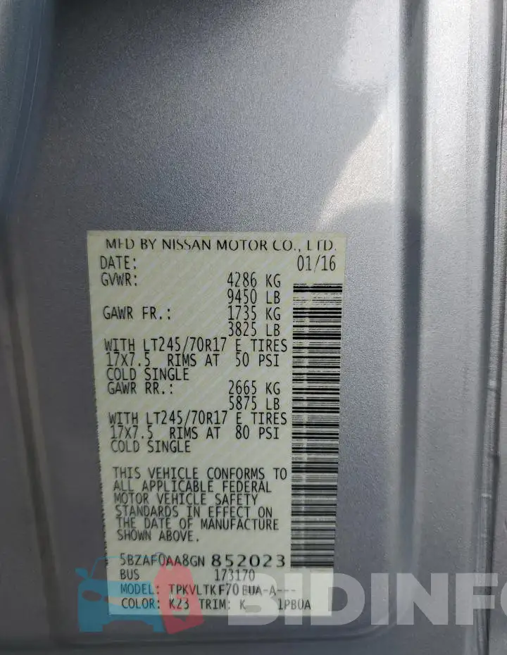 5BZAF0AA8GN852023 Photo# 13
