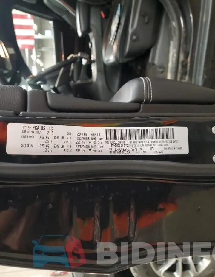 1C4RJFBG6FC779073 Photo# 13