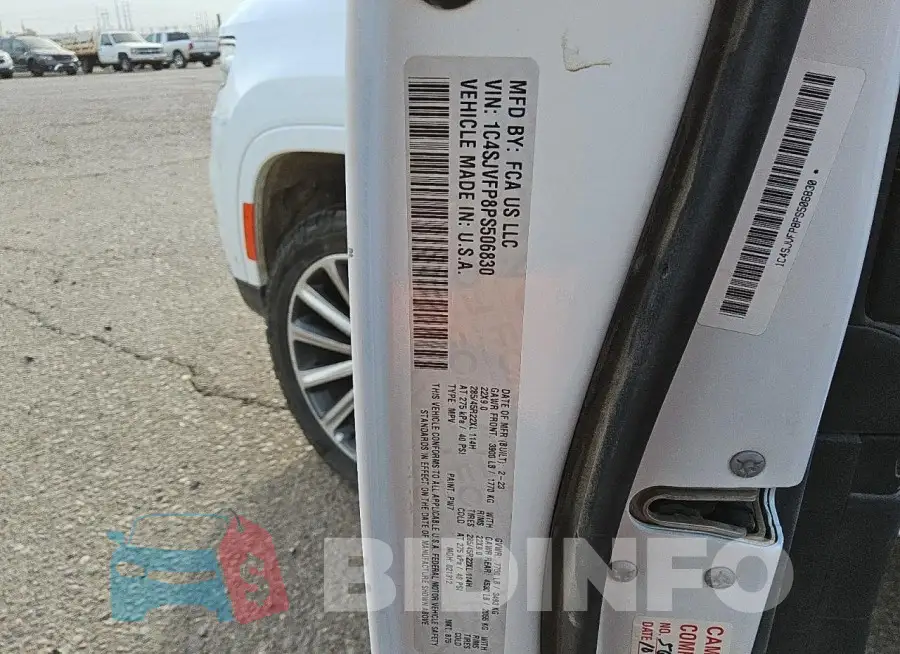 1C4SJVFP8PS506830 Photo# 13