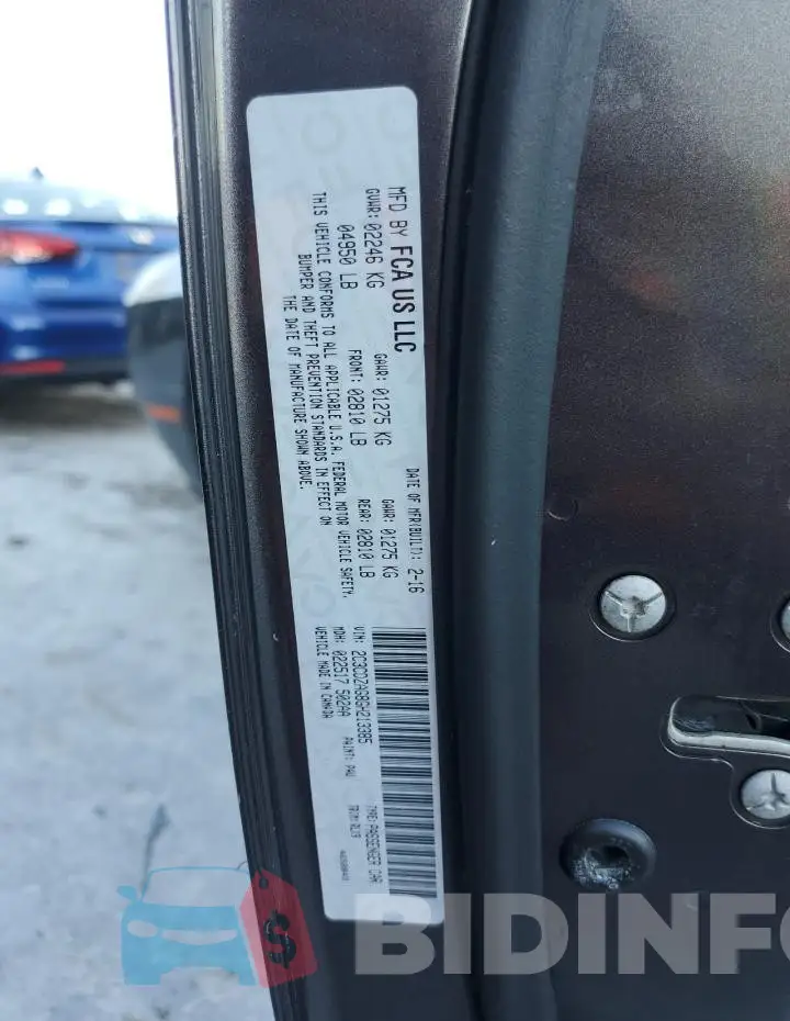 2C3CDZAG8GH213385 Photo# 12