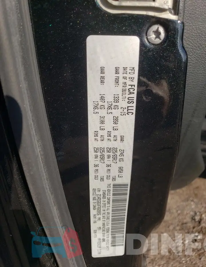 2C4RDGBGXFR689056 Photo# 13