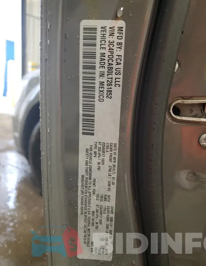 3C4PDCAB0LT261852 Photo# 13