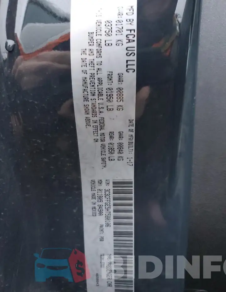 3C3CFFGE5HT580106 Photo# 12