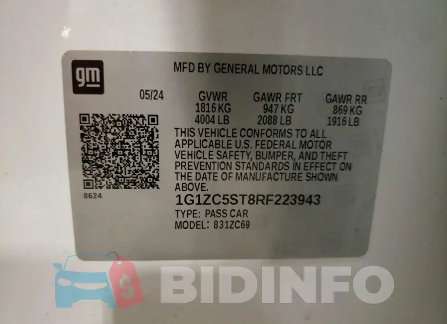 1G1ZC5ST8RF223943 Photo# 12