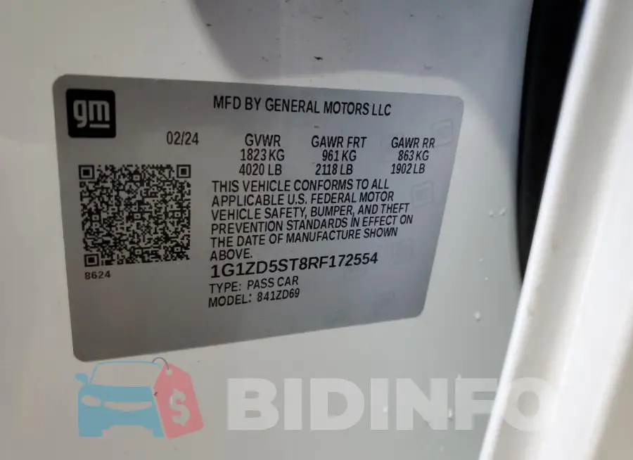 1G1ZD5ST8RF172554 Photo# 13
