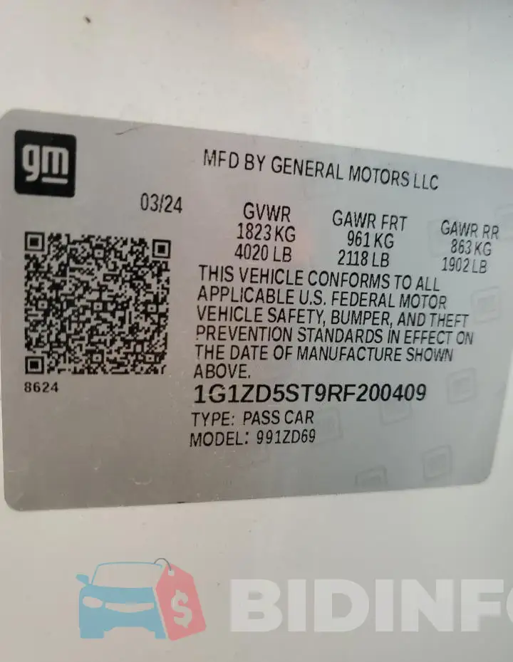 1G1ZD5ST9RF200409 Photo# 13