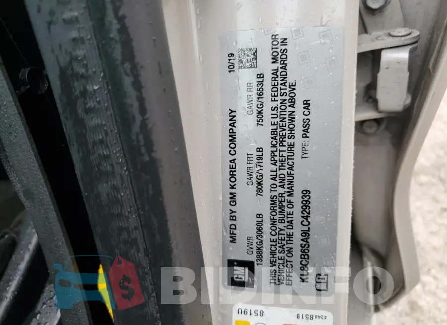 KL8CB6SA9LC429939 Photo# 13