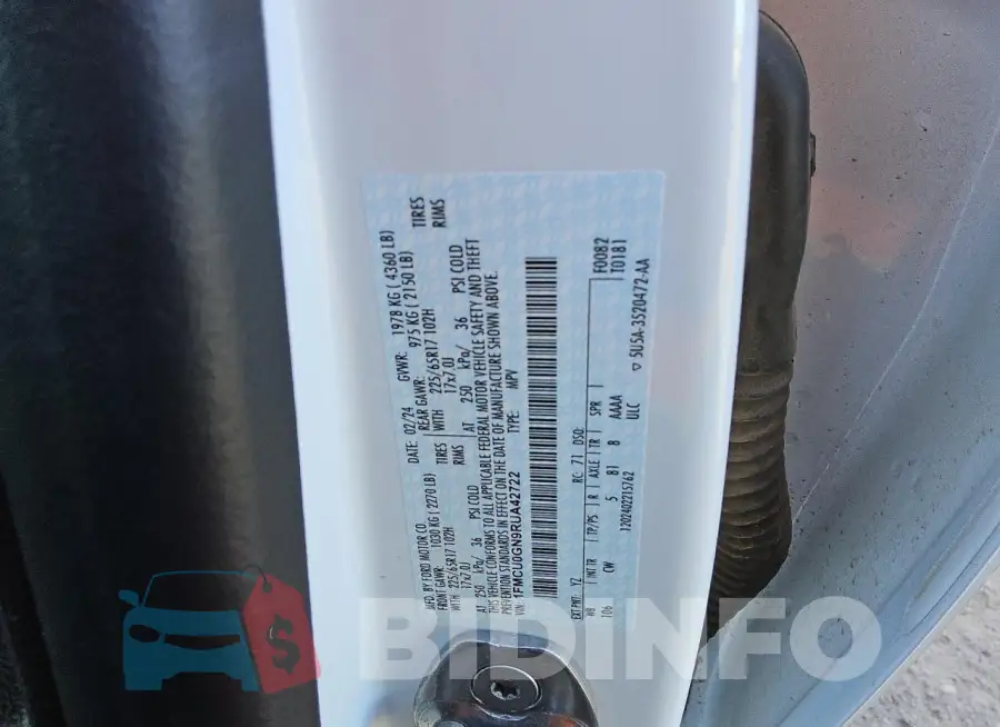1FMCU0GN9RUA42722 Photo# 13
