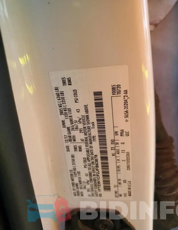 1FTEW1CP2JFB63878 Photo# 12