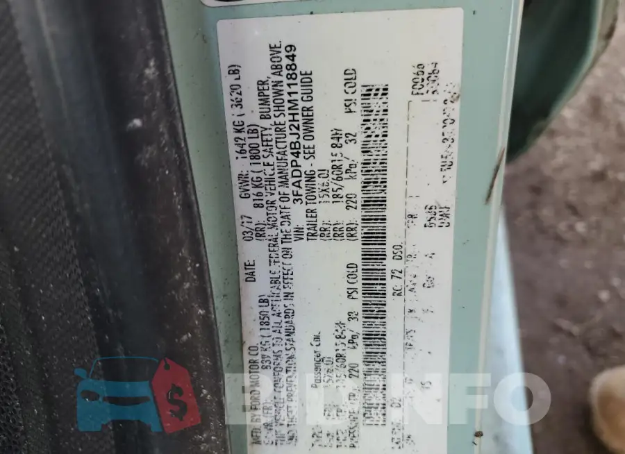 3FADP4BJ2HM118849 Photo# 12