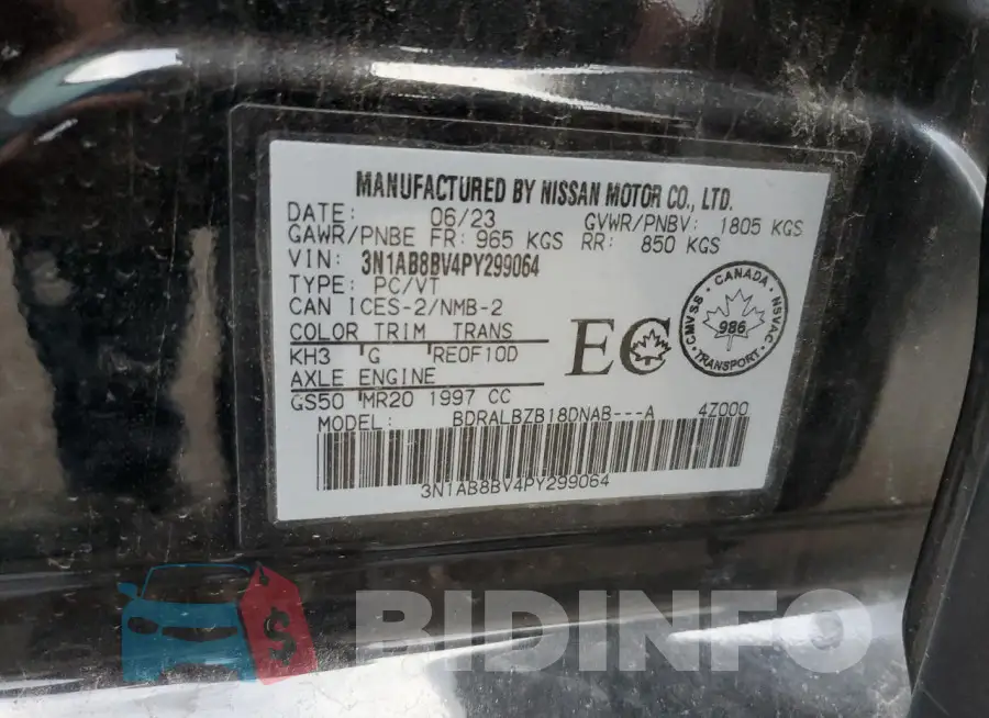 3N1AB8BV4PY299064 Photo# 12