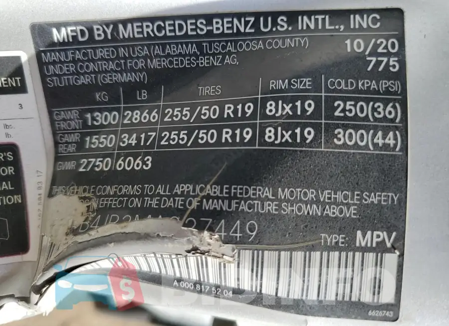 4JGFB4JB3MA327449 Photo# 13