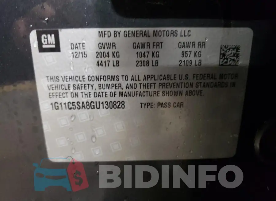 1G11C5SA8GU130828 Photo# 12
