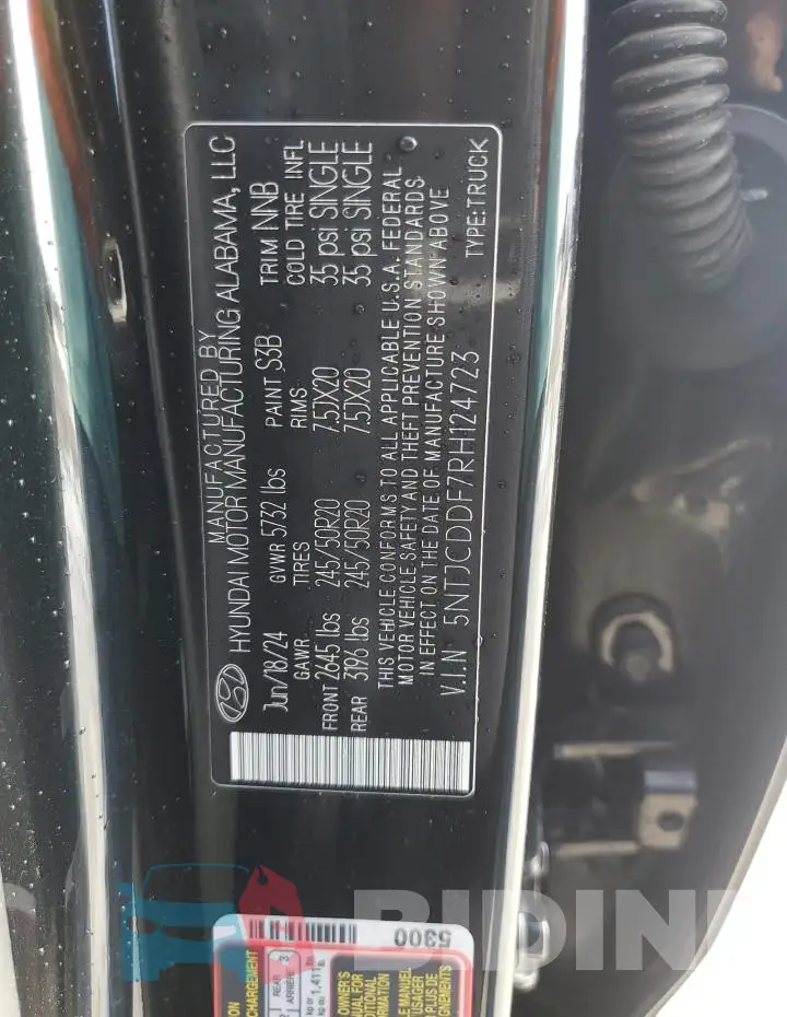 5NTJCDDF7RH124723 Photo# 12