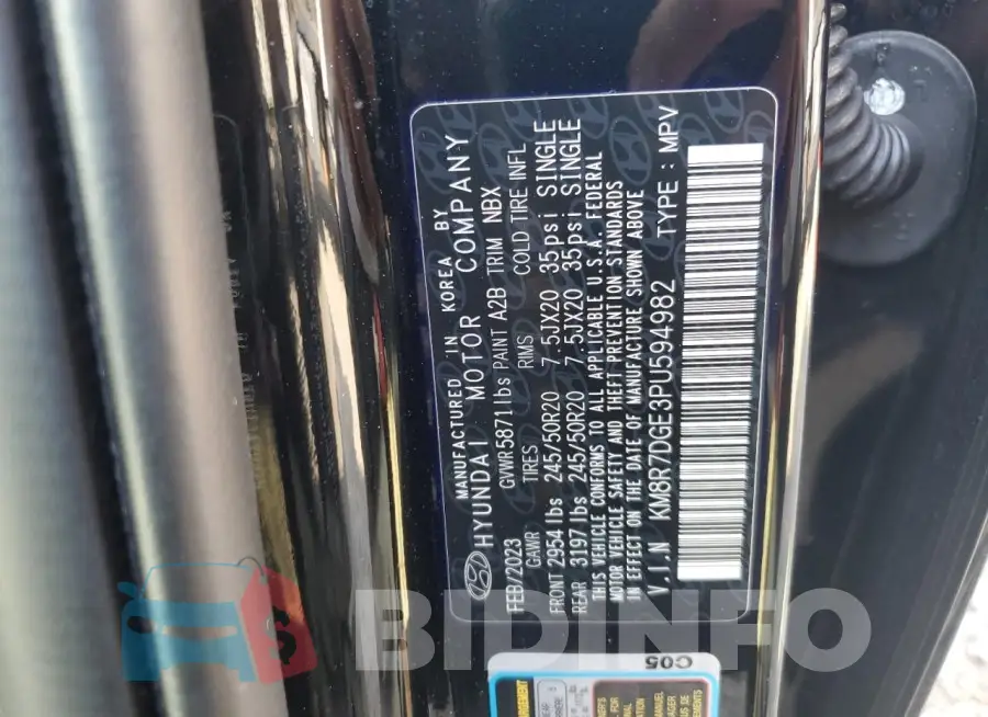 KM8R7DGE3PU594982 Photo# 14