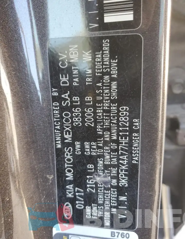 3KPFK4A77HE112899 Photo# 12