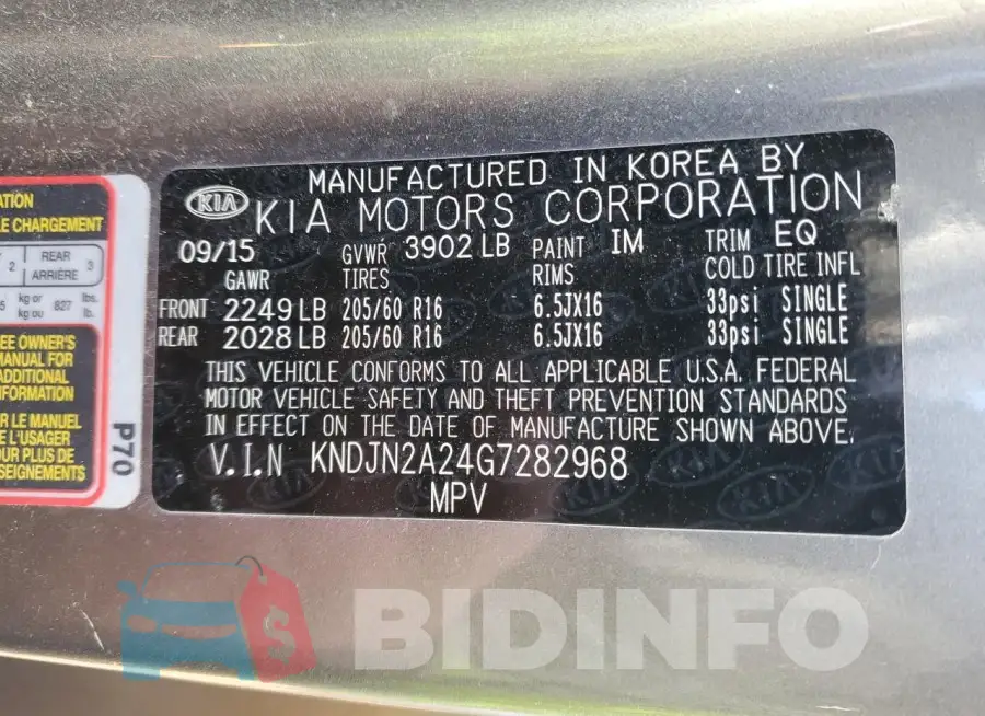 KNDJN2A24G7282968 Photo# 13