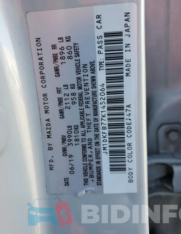 JM1DKFB77K1452064 Photo# 13