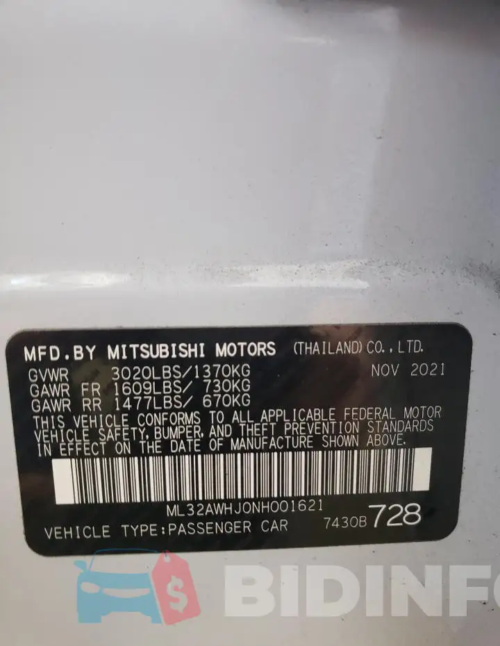 ML32AWHJ0NH001621 Photo# 12