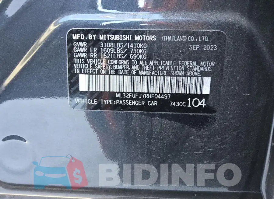 ML32FUFJ7RHF04497 Photo# 12