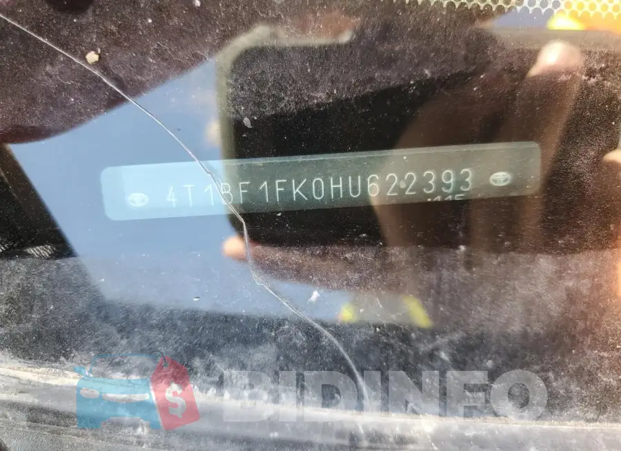 4T1BF1FK0HU622393 Photo# 12