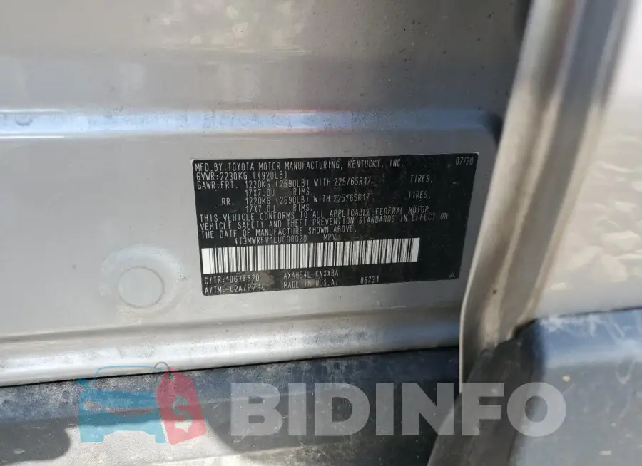 4T3MWRFV1LU008020 Photo# 14