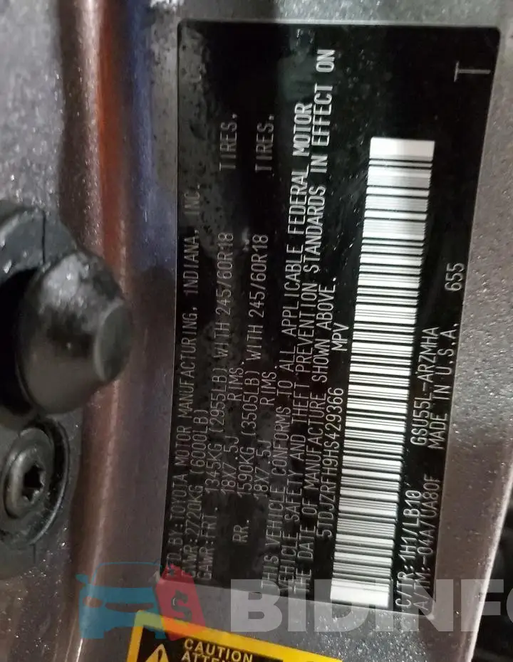 5TDJZRFH9HS429366 Photo# 12