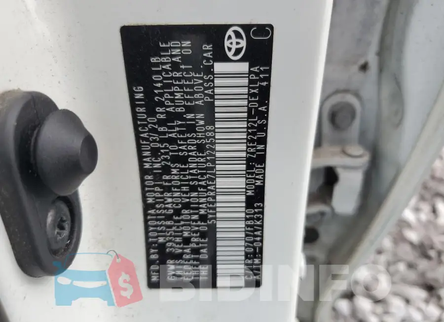 5YFEPRAE7LP122588 Photo# 12