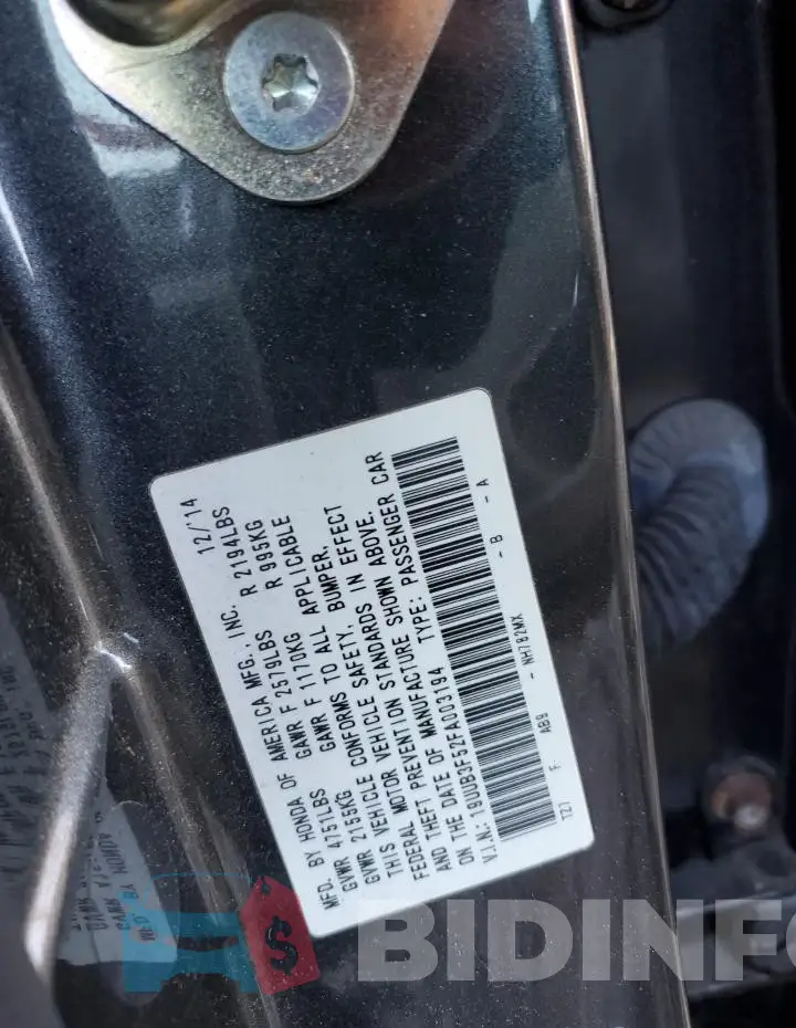 19UUB3F52FA003194 Photo# 12